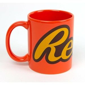 Reece's Chocolate 12 fl. oz. Orange Coffee Cup Mug By Galerie Candy Delicious